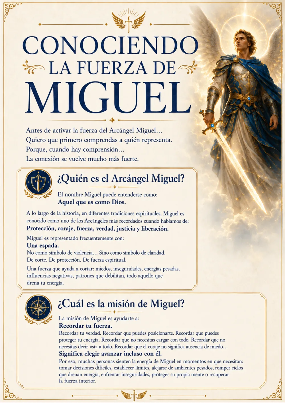 La fuerza del Arcángel Miguel