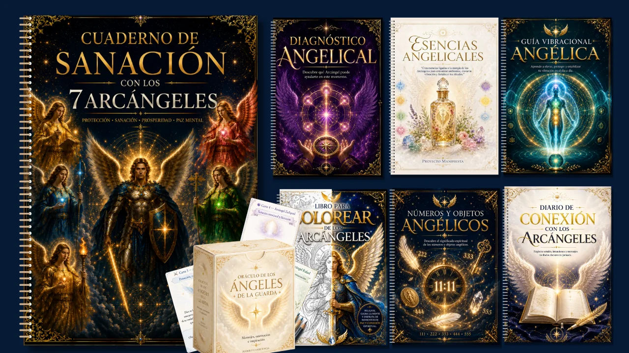 Kit completo - Cuaderno de Sanación con los 7 Arcángeles e bônus